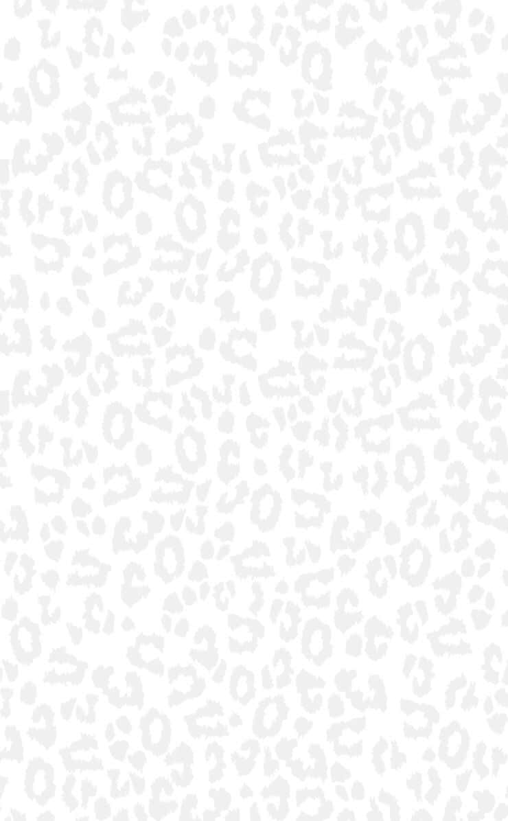 white leopard print, gray leopard print, white background, SD Phone Wallpaper