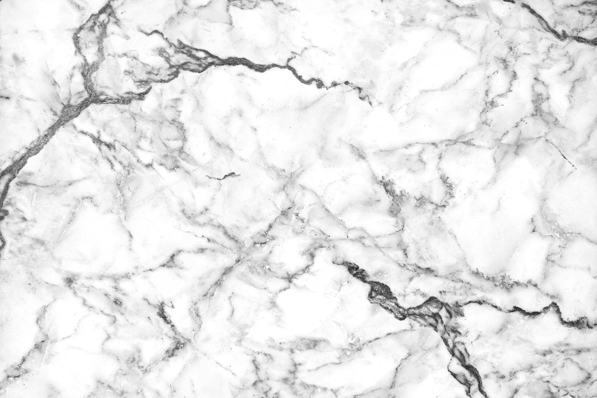 white marble, gray veining patterns, close-up, Full HD Desktop Wallpaper