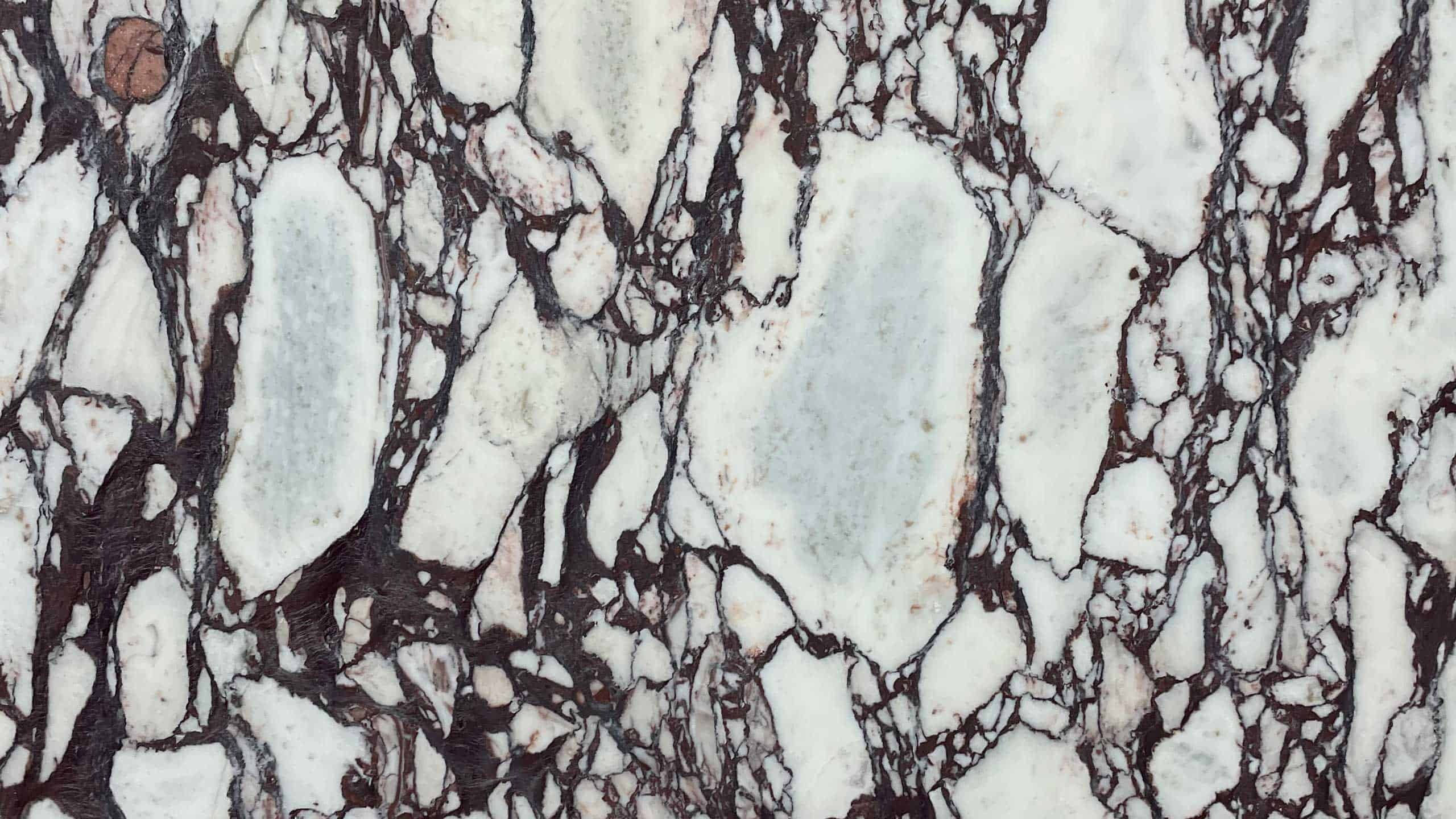 White Marble HD, white marble, dark brown veins, 2K Desktop Wallpaper