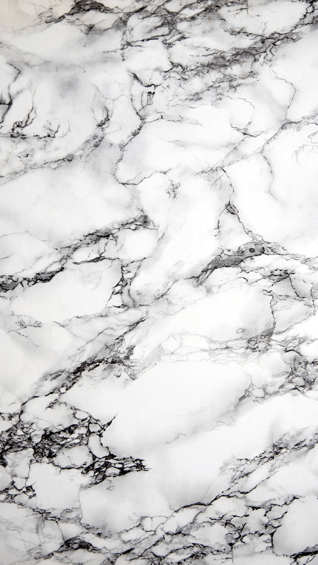 White Marble, black veins, organic patterns, Full HD Phone Wallpaper