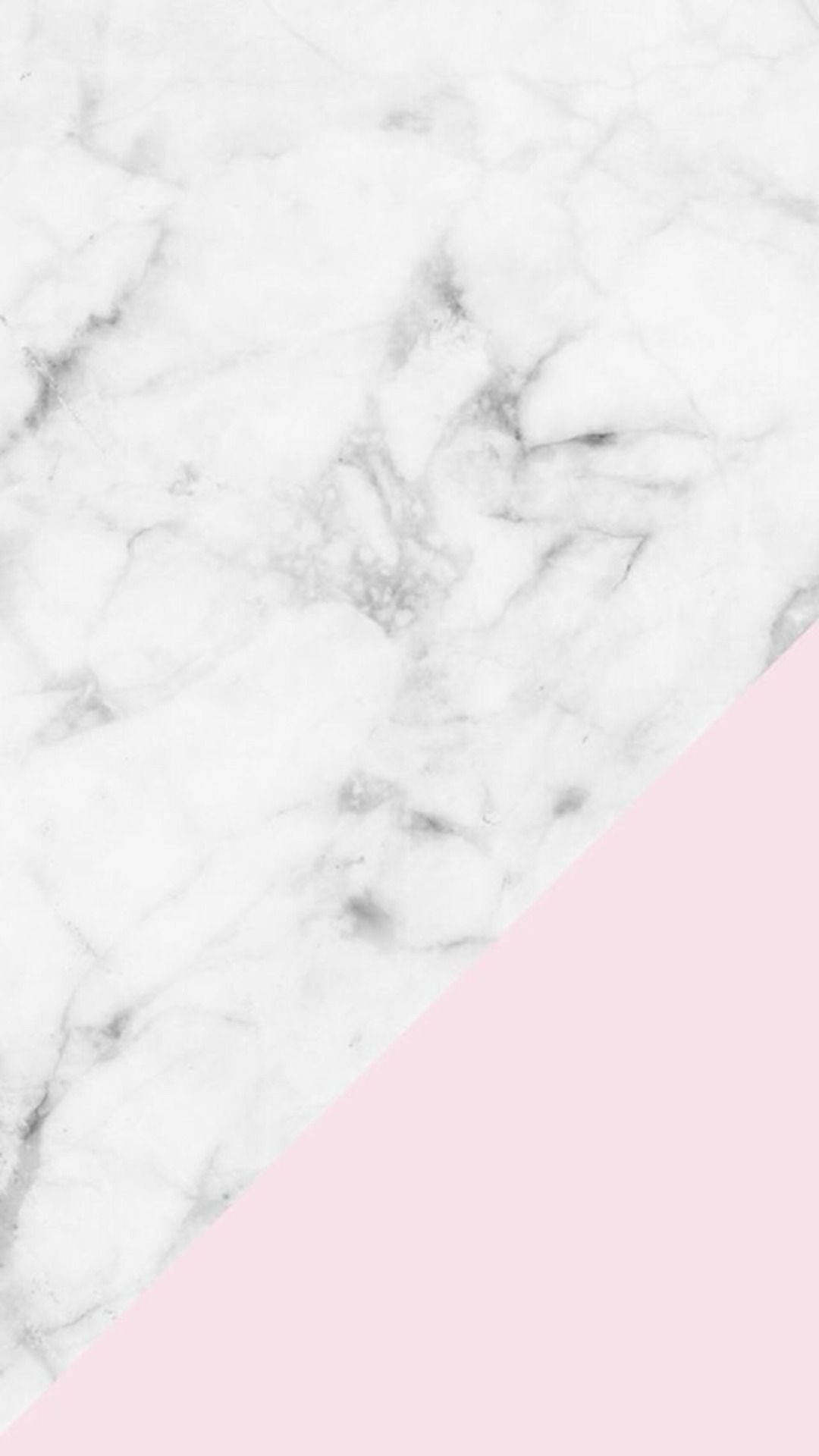 Pink And White Marble iPhone, white marble, gray veins, Full HD Phone Wallpaper