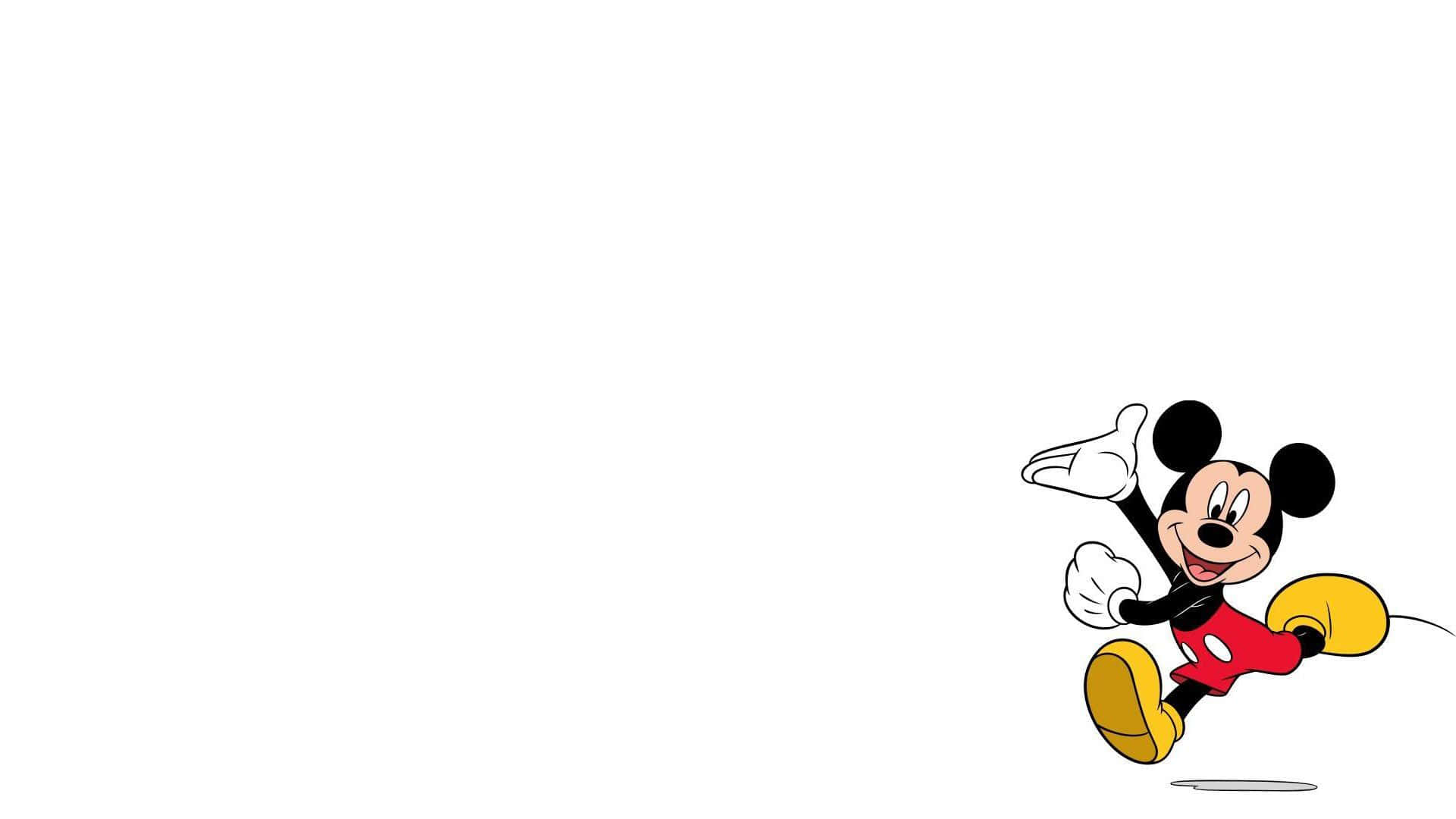 Mickey Mouse, red shorts, yellow shoes, Full HD Desktop Wallpaper