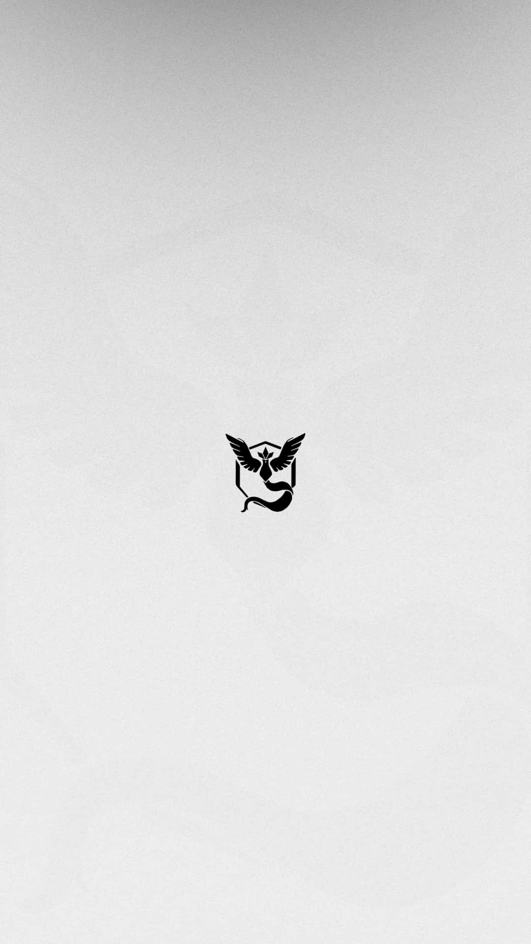 white minimalist iphone, winged serpent emblem, textured light gray background, Full HD Phone Wallpaper
