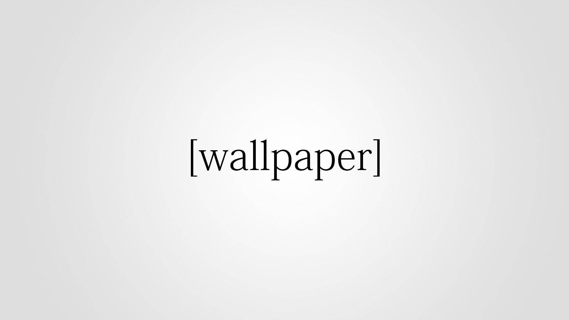 white minimalist, centered black text, brackets, Full HD Desktop Wallpaper
