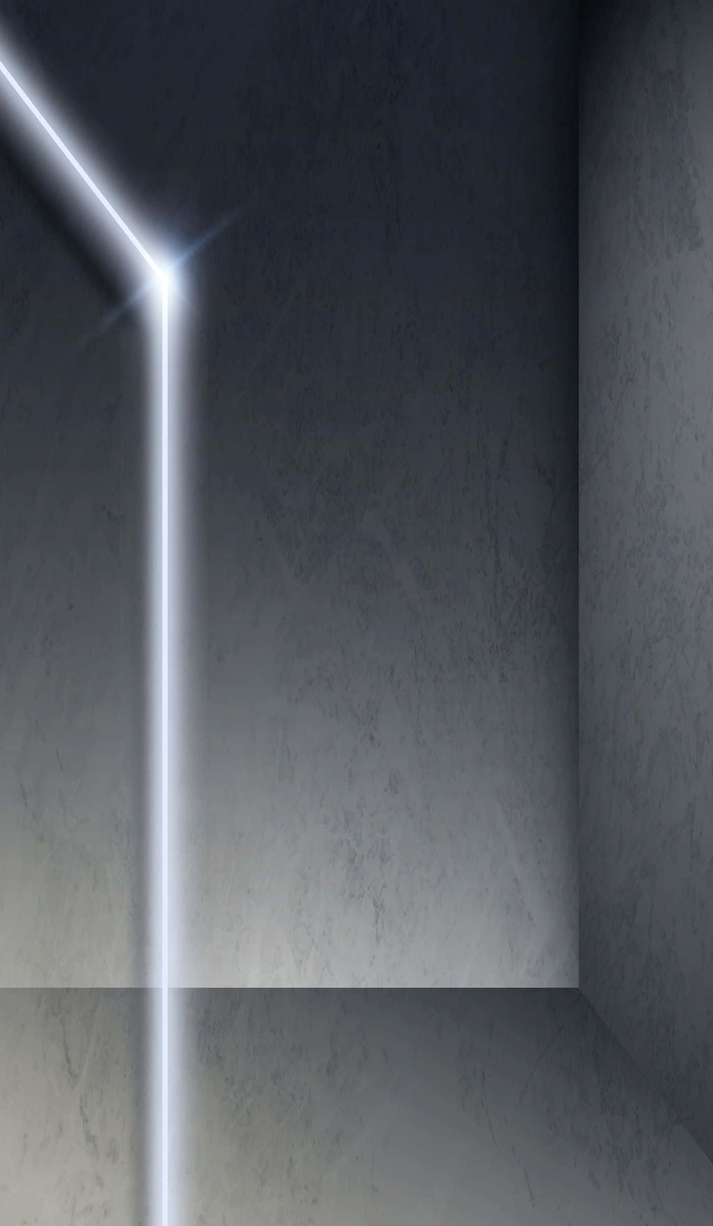 White Neon, Gray Walls, stark concrete corner, Full HD Phone Wallpaper