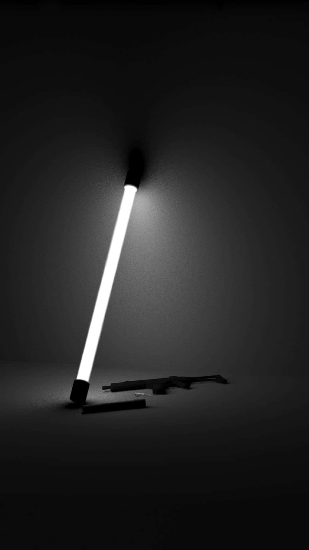 White Neon, fluorescent, glowing white light stick, Full HD Phone Wallpaper