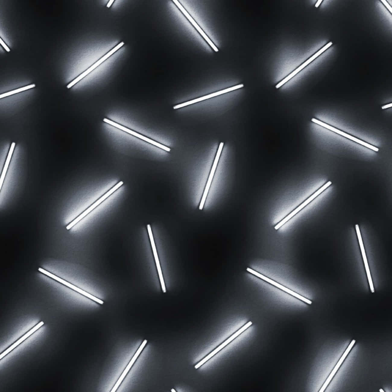 White Neon, glowing white neon tubes, dark textured background, HD Desktop Wallpaper