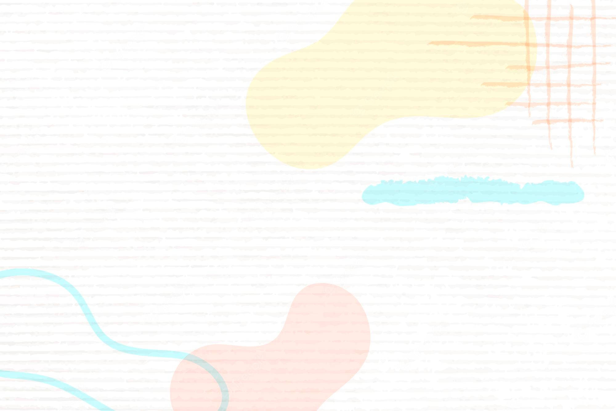 White Pastel, scribbles, soft pastel abstract shapes, Full HD Desktop Wallpaper