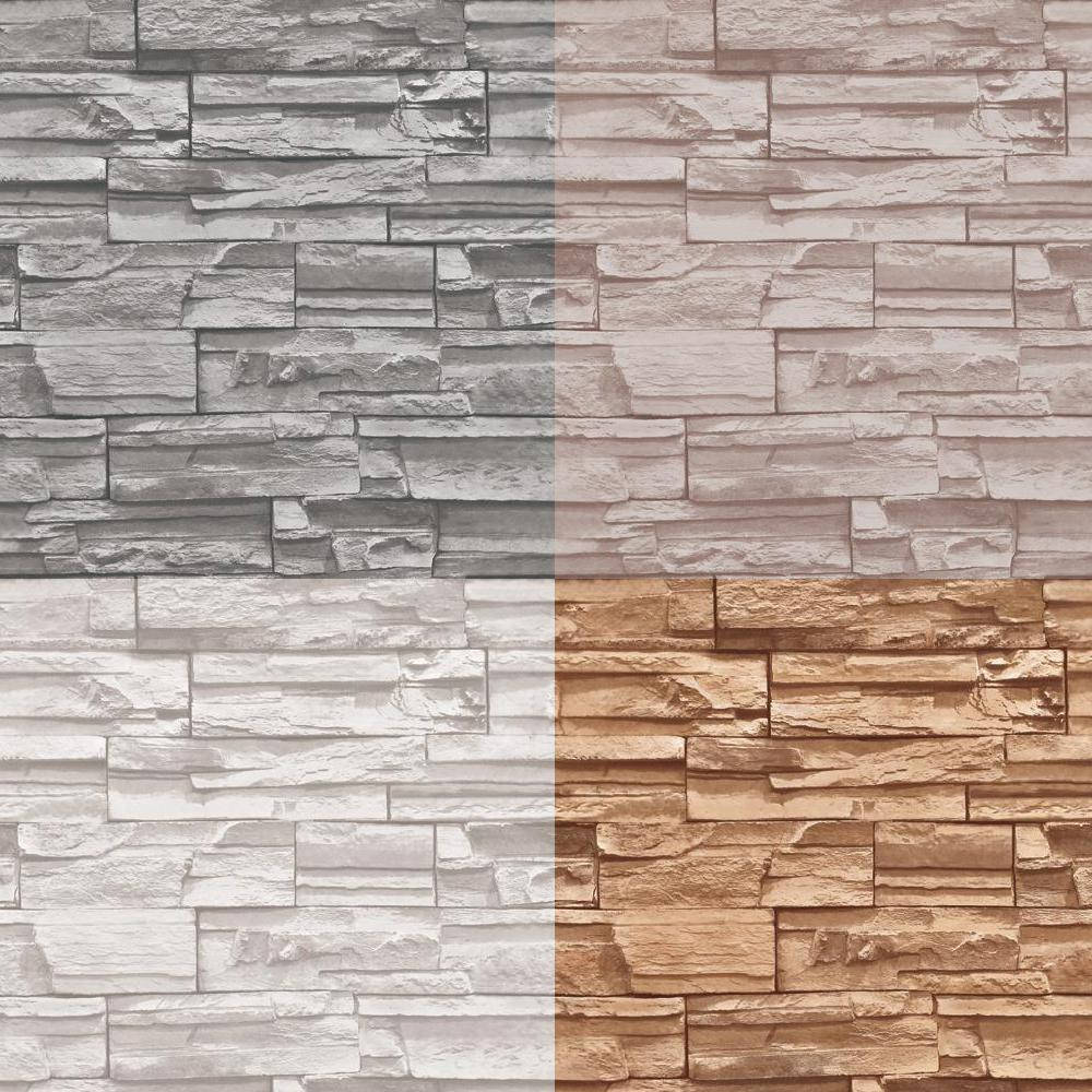 Collage Ledgestone, gray beige white, brown tones, SD Desktop Wallpaper
