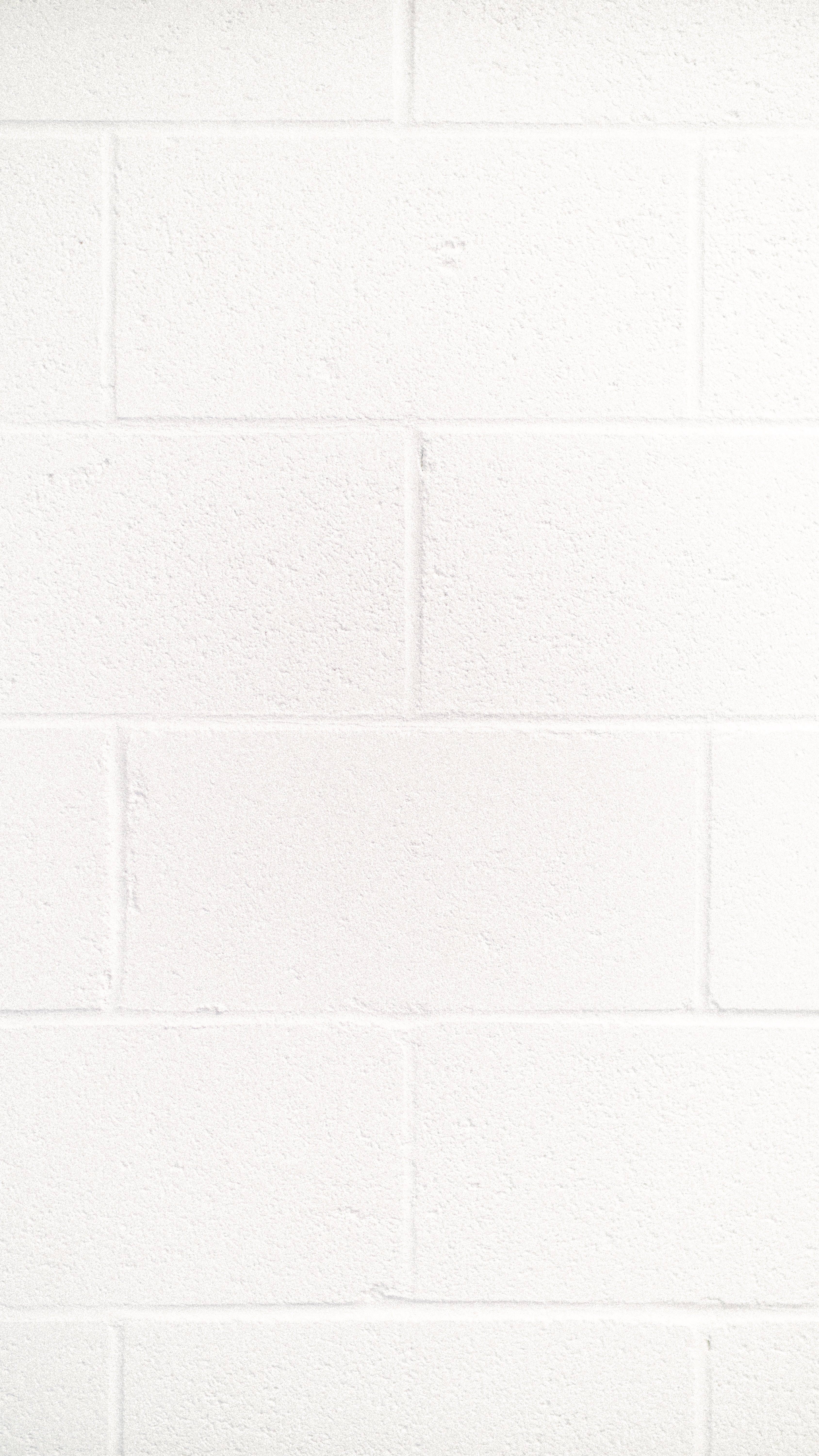 white brick wall, subtle texture, mortar lines, 5K Phone Wallpaper