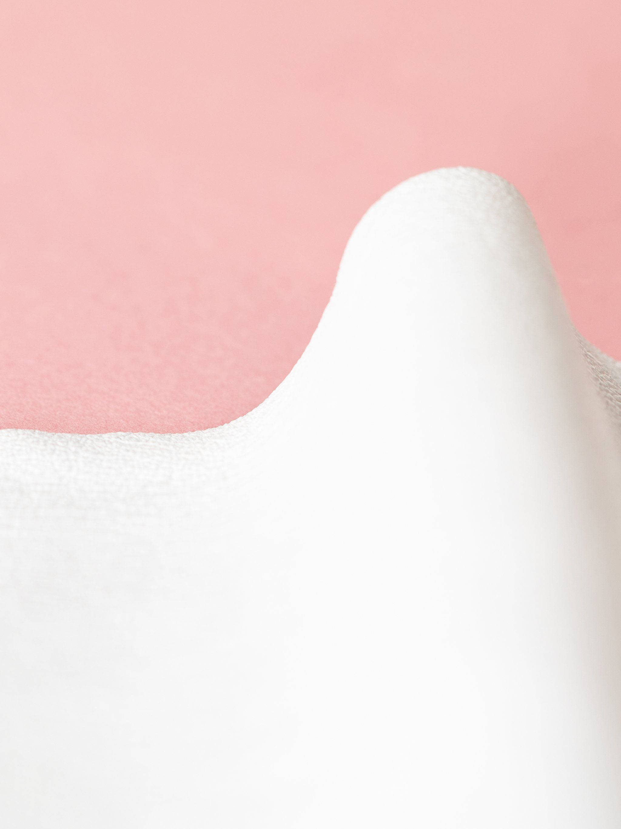 pastel pink, white textured fabric, smooth background, 2K Phone Wallpaper