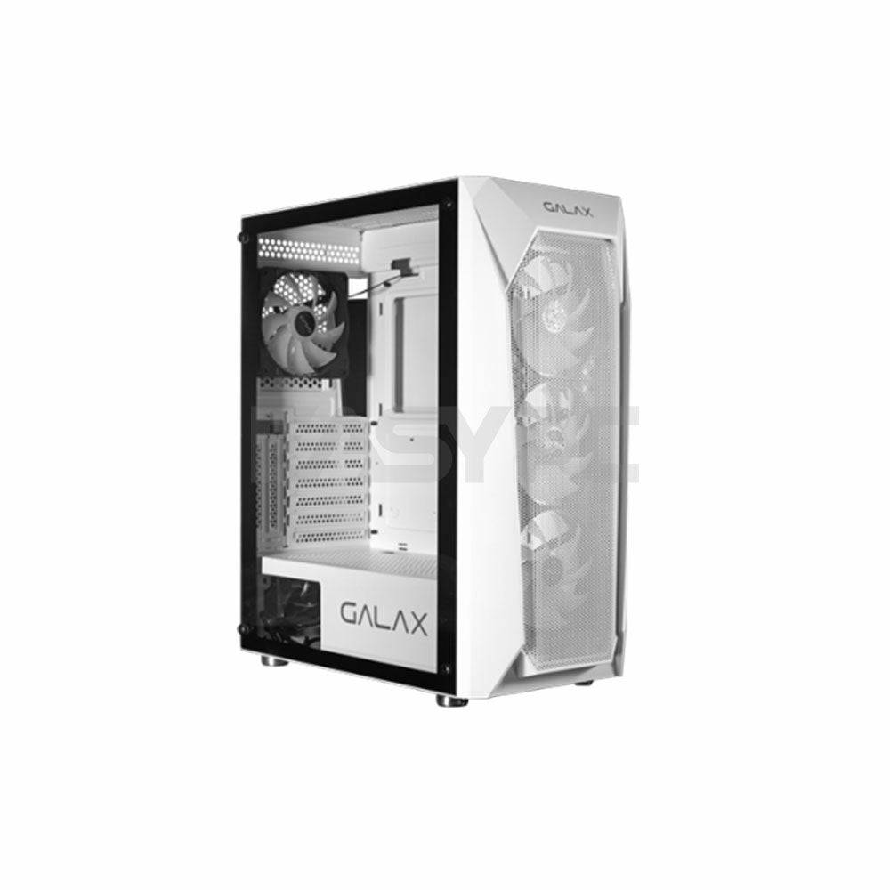 Galax, white computer case, transparent side panel, SD Desktop Wallpaper