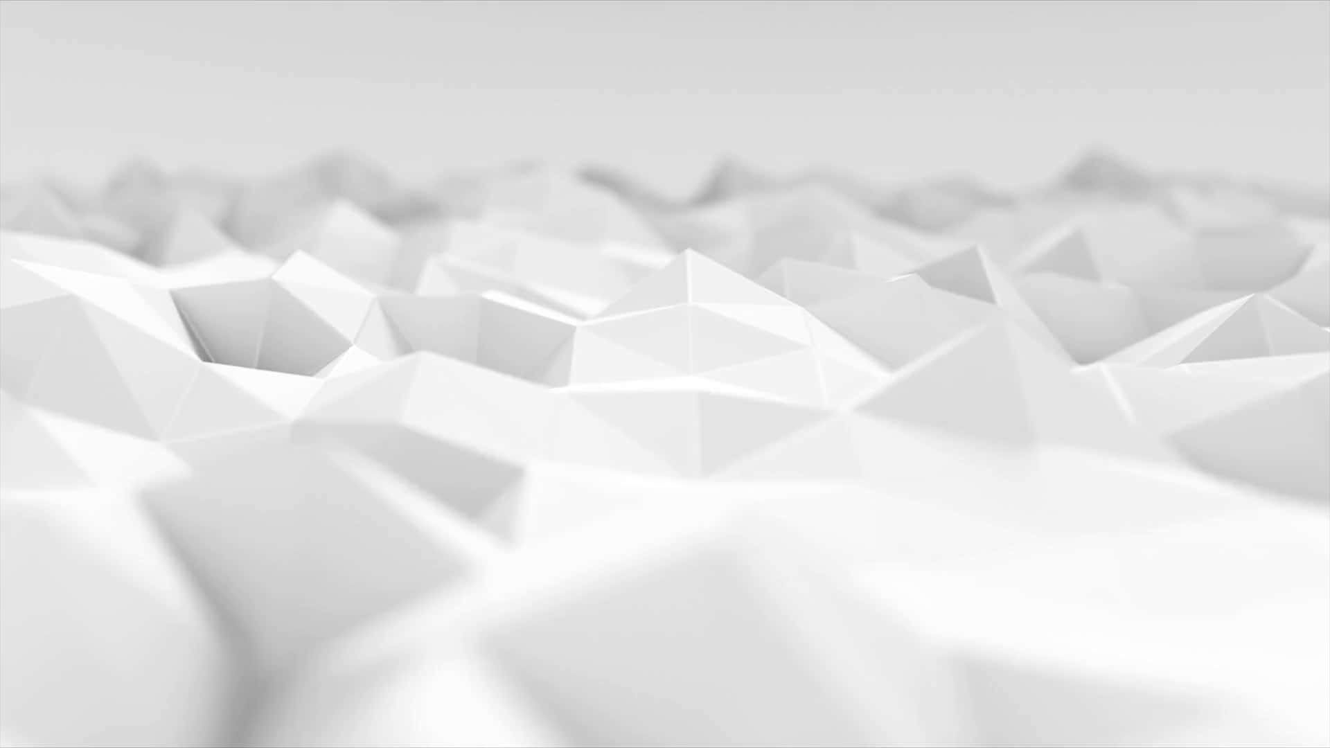 white triangles, white background, soft white geometric peaks, Full HD Desktop Wallpaper