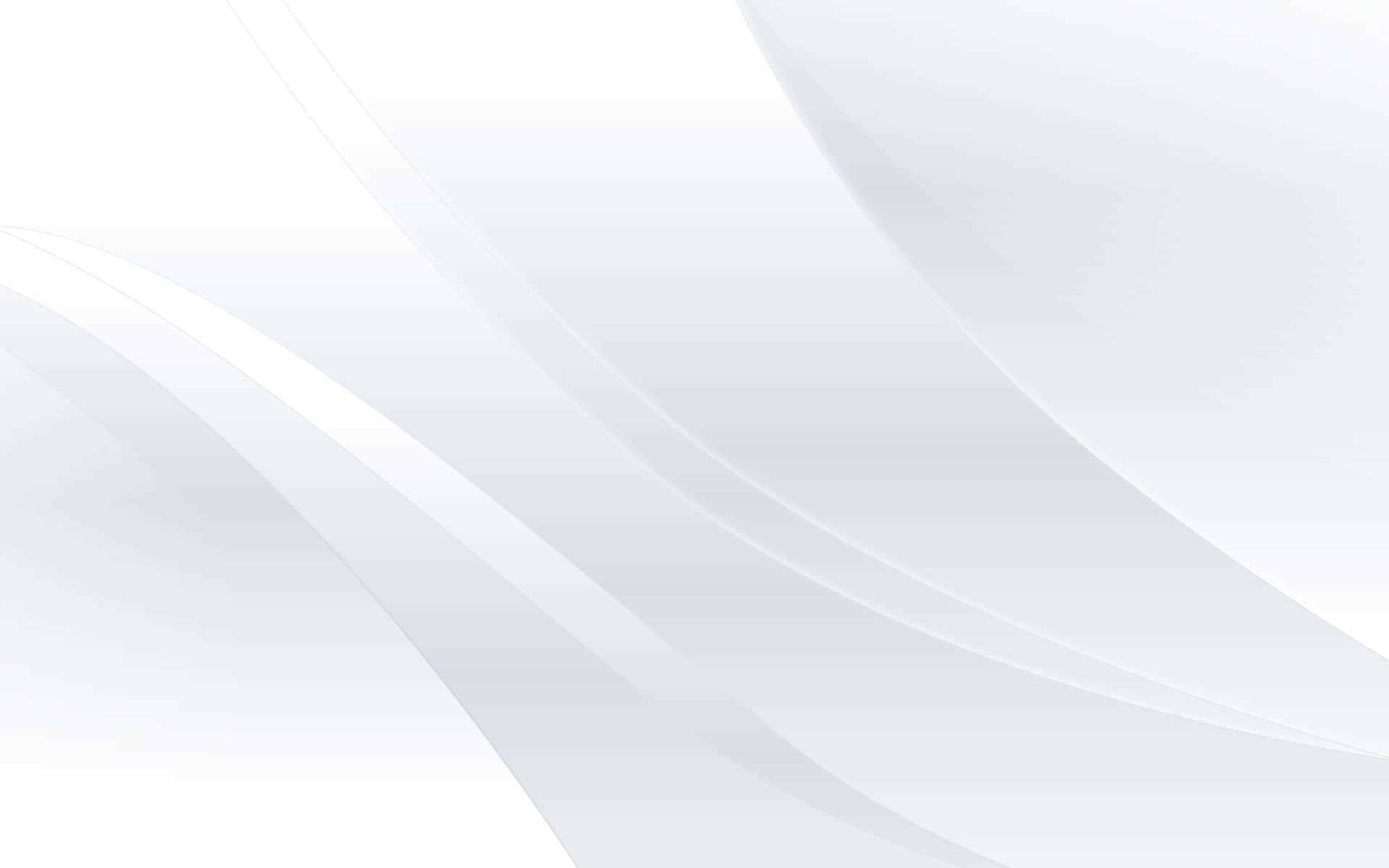 white PC, soft flowing white curves, serene minimalist abstract background, Full HD Desktop Wallpaper