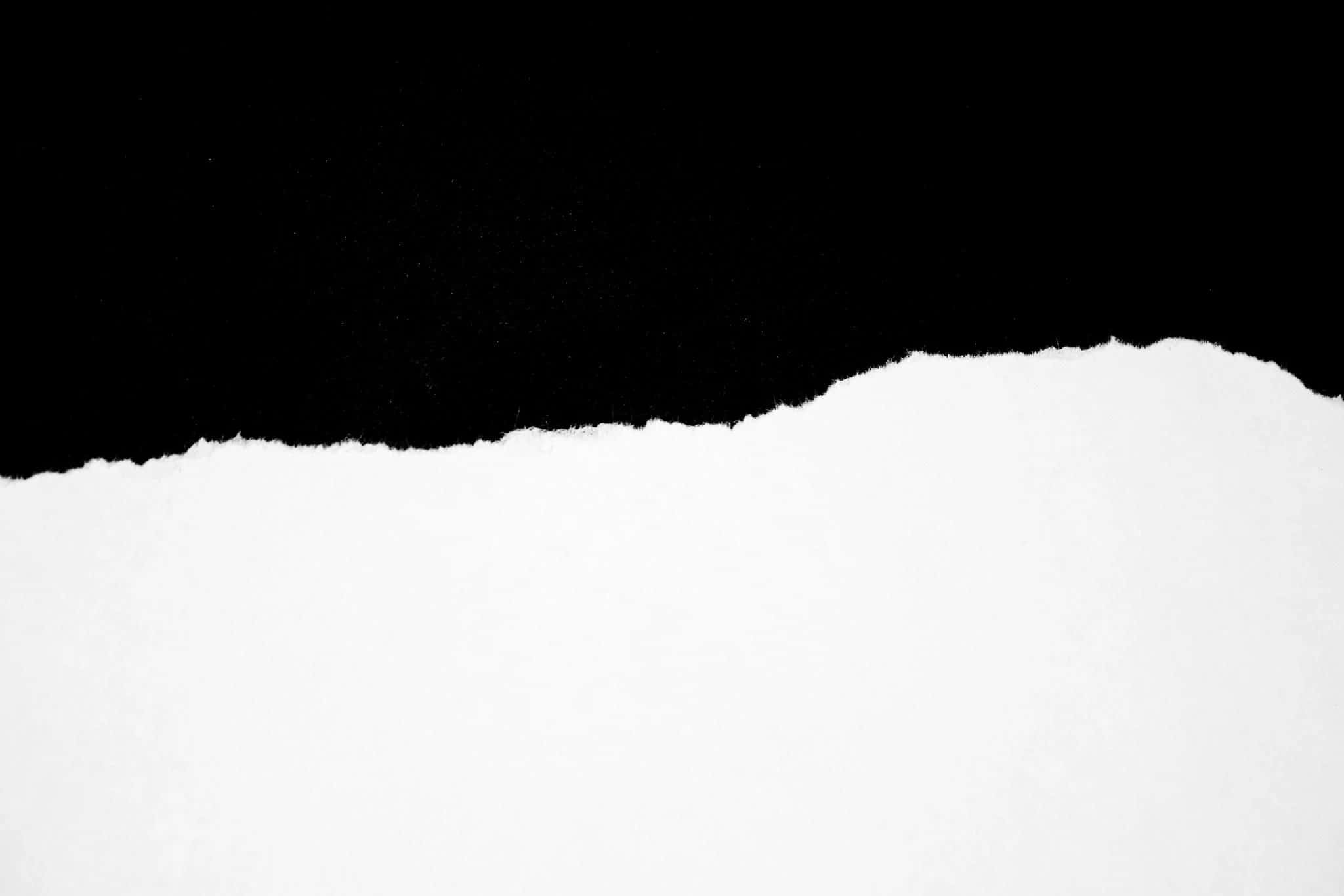 torn paper, white, black background, Full HD Desktop Wallpaper