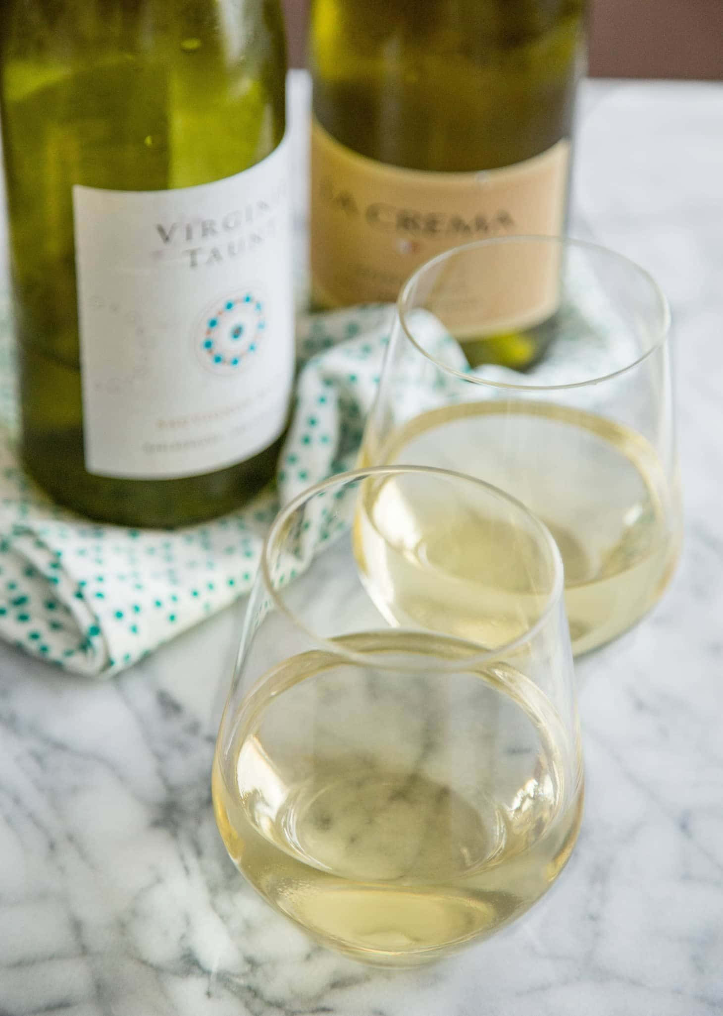 white wine, marble surface, wine bottles, Full HD Phone Wallpaper