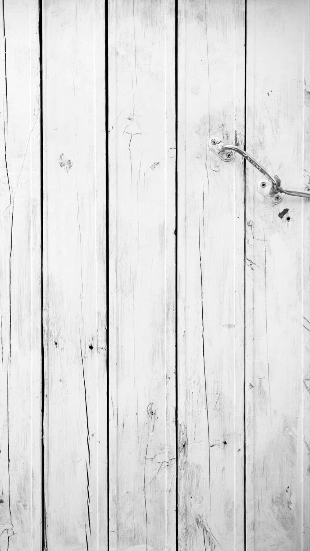 white wooden planks, visible grain, rusty metal latch, Full HD Phone Wallpaper