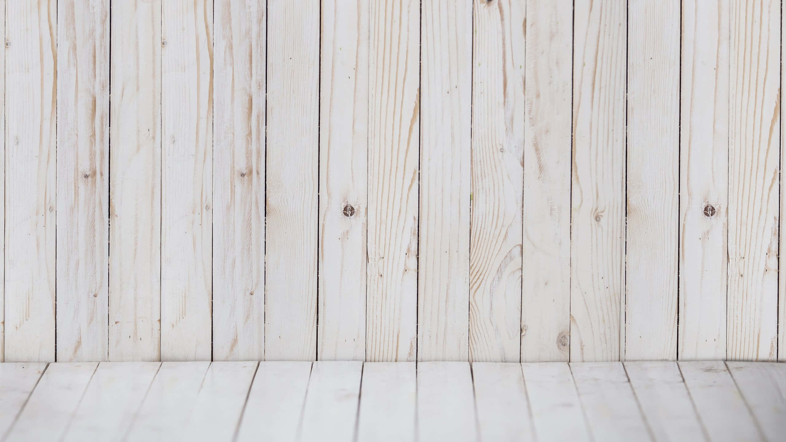 white wooden planks, white wooden wall, white wooden floor, 2K Desktop Wallpaper