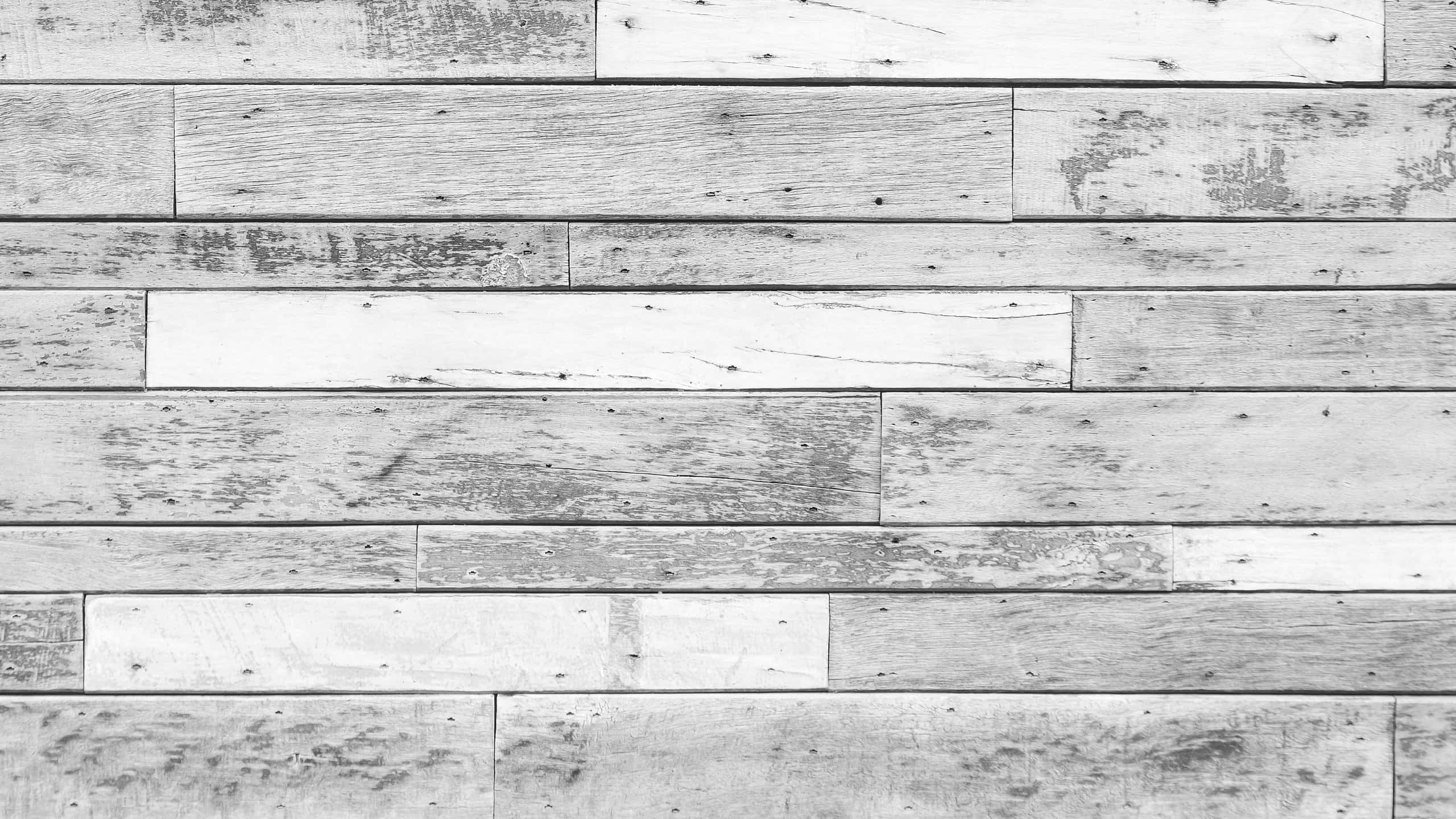 white wooden planks, whitewashed, visible grain knots, 2K Desktop Wallpaper