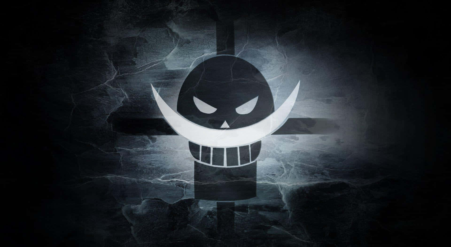 Whitebeard, white skull, wide grin, Full HD Desktop Wallpaper