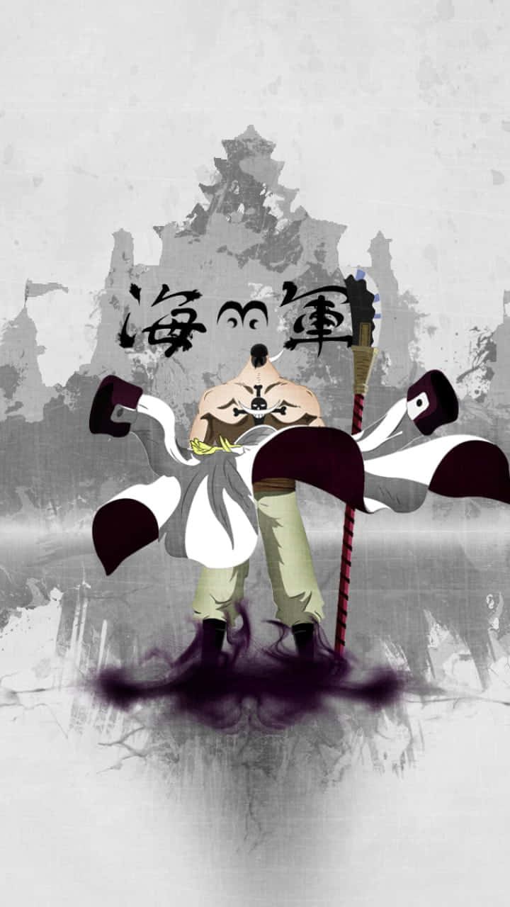 Whitebeard, skull tattoo, staff, HD Phone Wallpaper