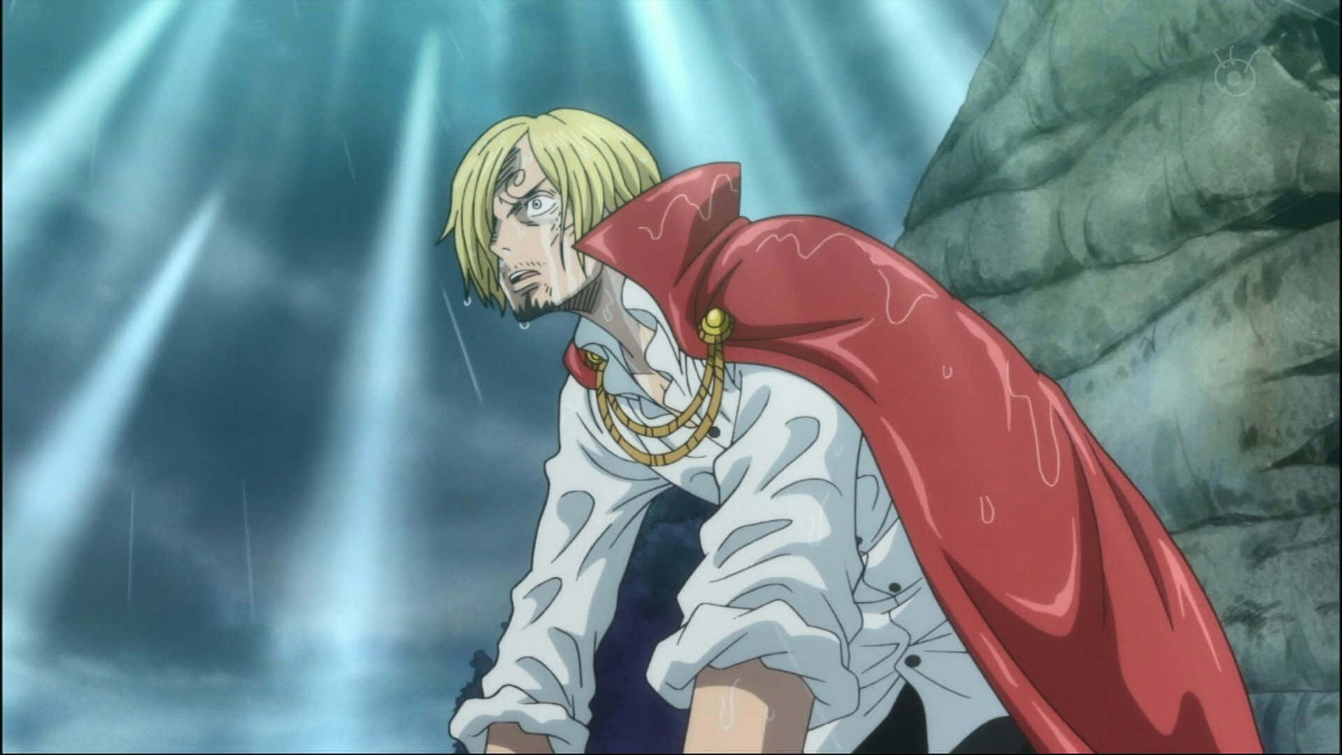 Whole Cake Island, blond anime warrior, red cloak, Full HD Desktop Wallpaper