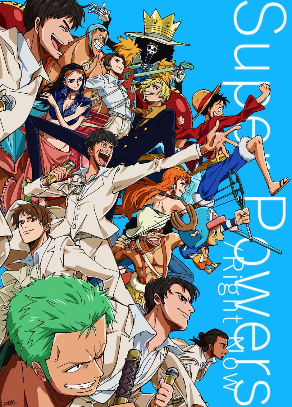 Whole Cake Island, anime poster, dynamic group of diverse characters, HD Phone Wallpaper