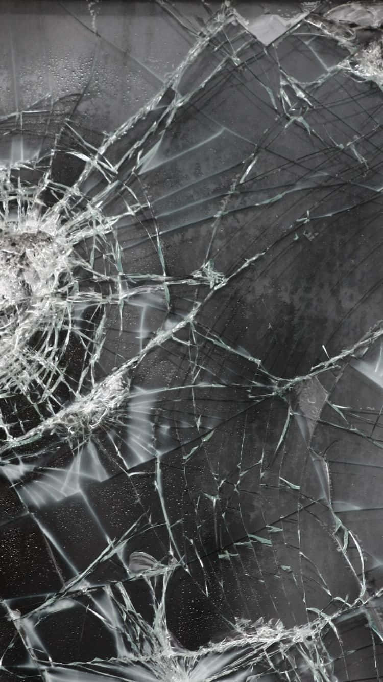 iPhone, cracked smashed screen, shattered glass, HD Phone Wallpaper