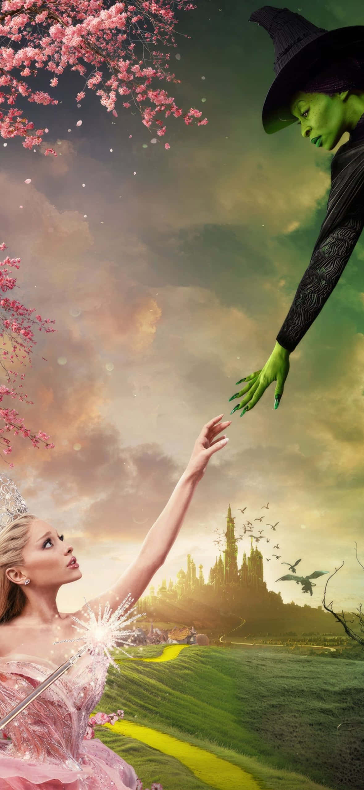 Wicked iPhone, princess, pink gown, Full HD Phone Wallpaper