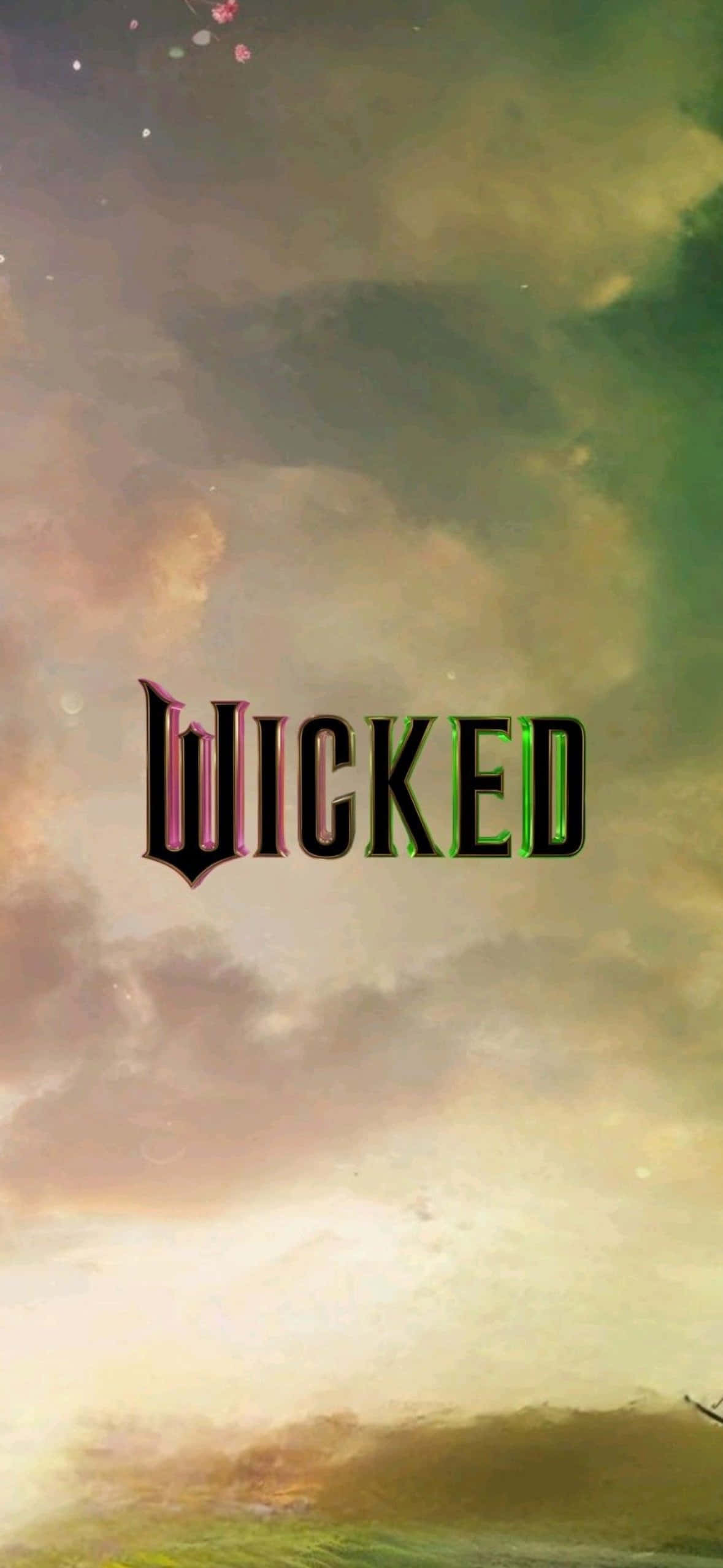 Wicked iPhone, purple, green edges, Full HD Phone Wallpaper