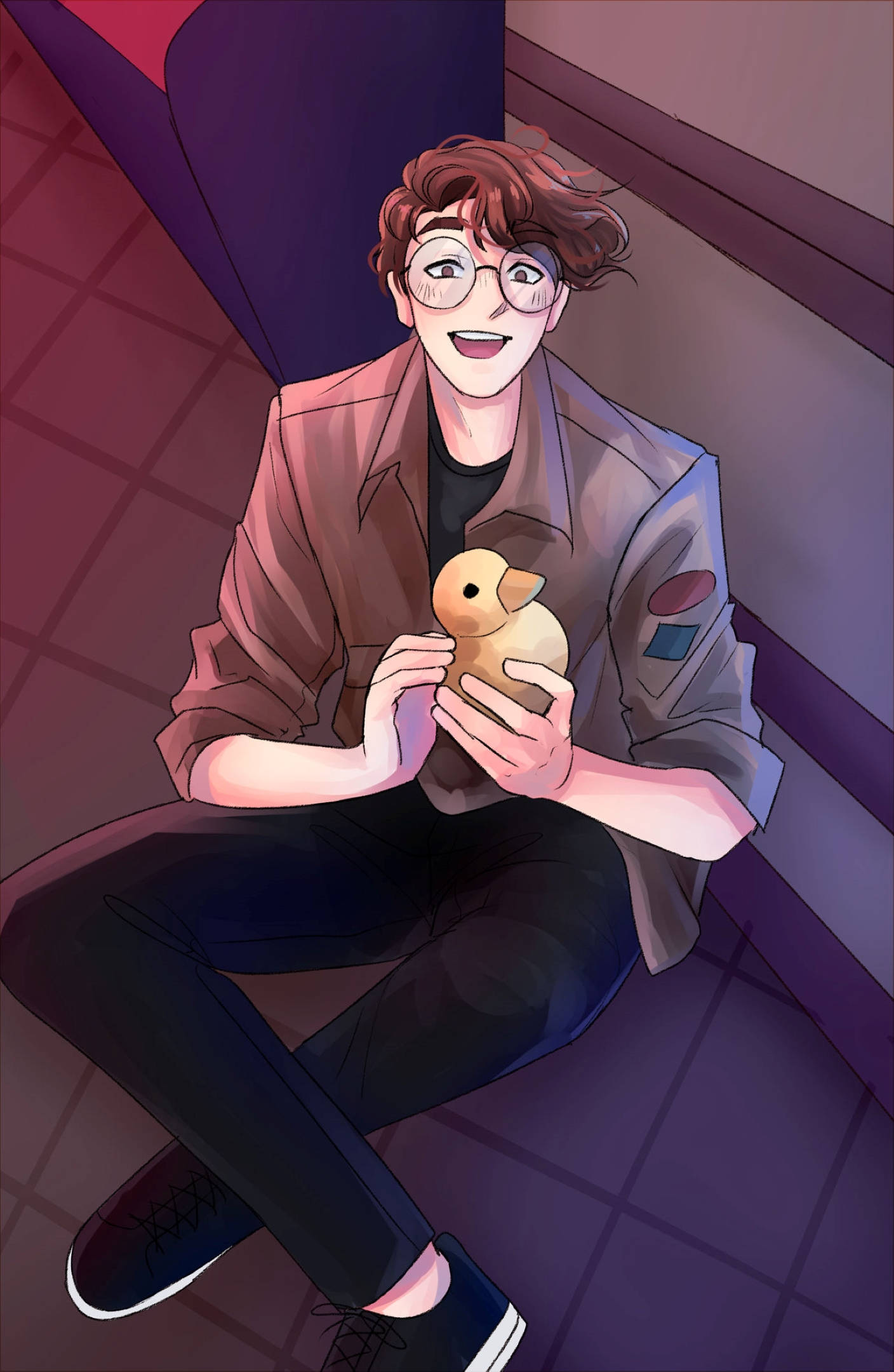 Wilbur Soot, duckie, anime boy, Full HD Phone Wallpaper