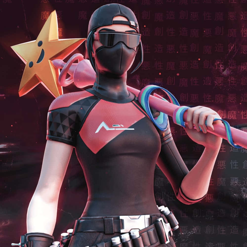 Wildcat, Fortnite, black and red gear, SD Desktop Wallpaper