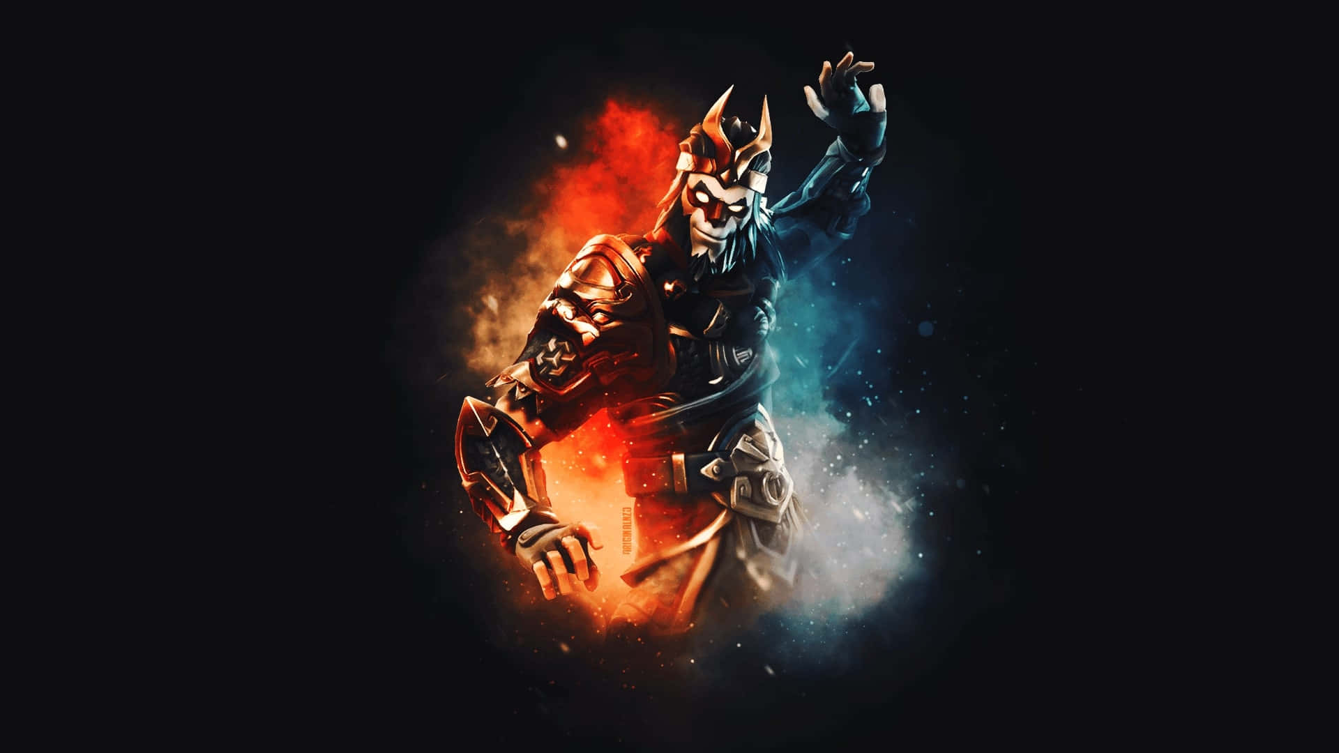 Wildcat Fortnite, masked warrior, ornate armor, Full HD Desktop Wallpaper