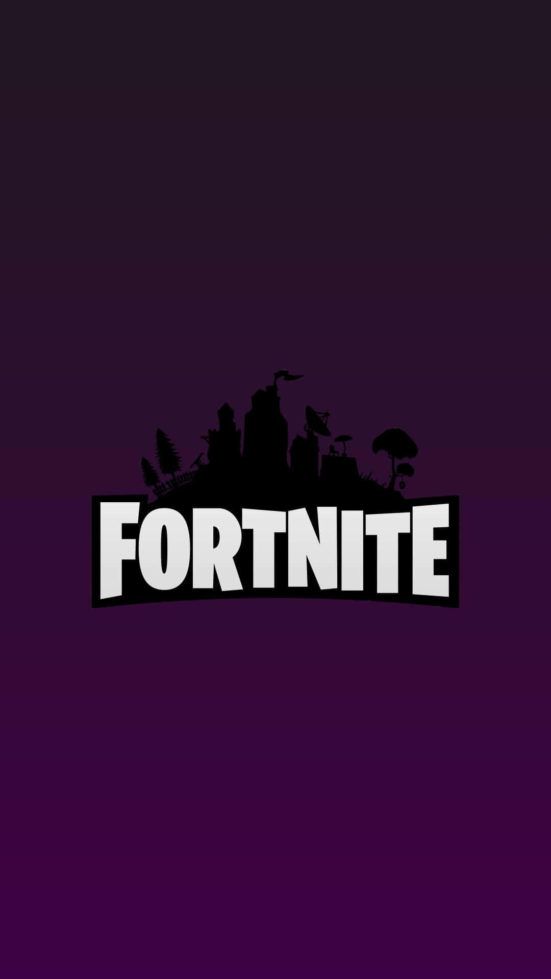 Fortnite, Wildcat Fortnite, purple gradient background, Full HD Phone Wallpaper