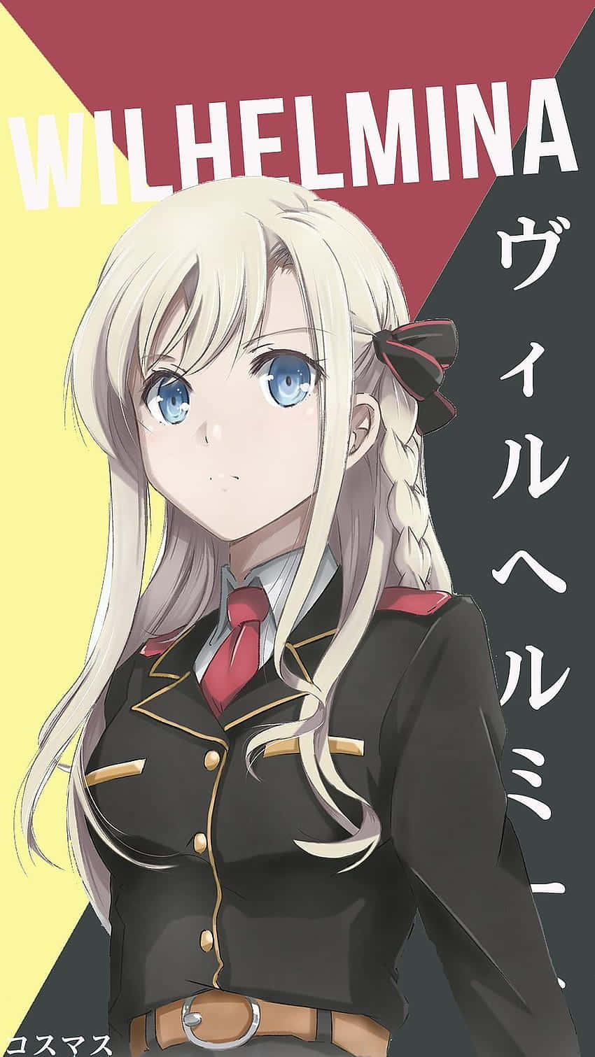 Wilhelmina, platinum blonde braided hair, blue eyes, HD Phone Wallpaper
