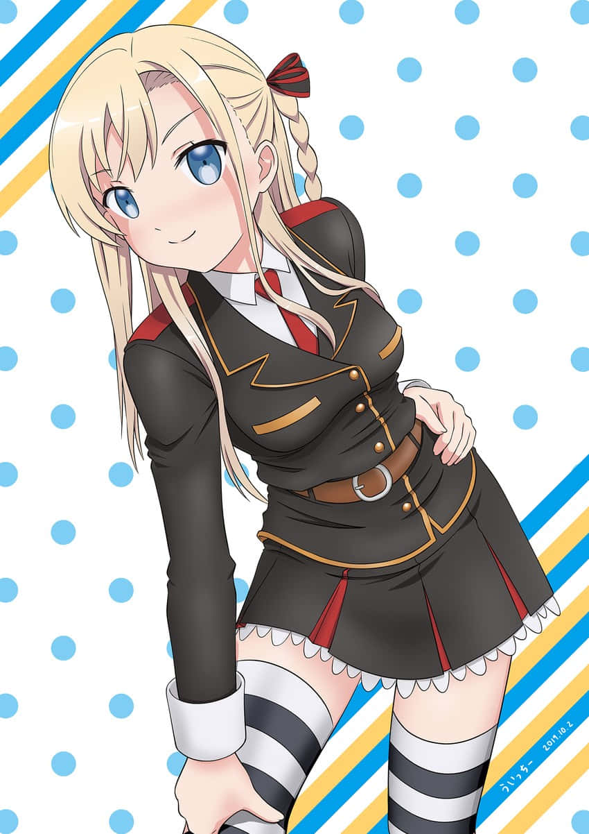 Wilhelmina Braunschweig Ingenohl Friedeburg, blonde braided hair, blue eyes, SD Phone Wallpaper