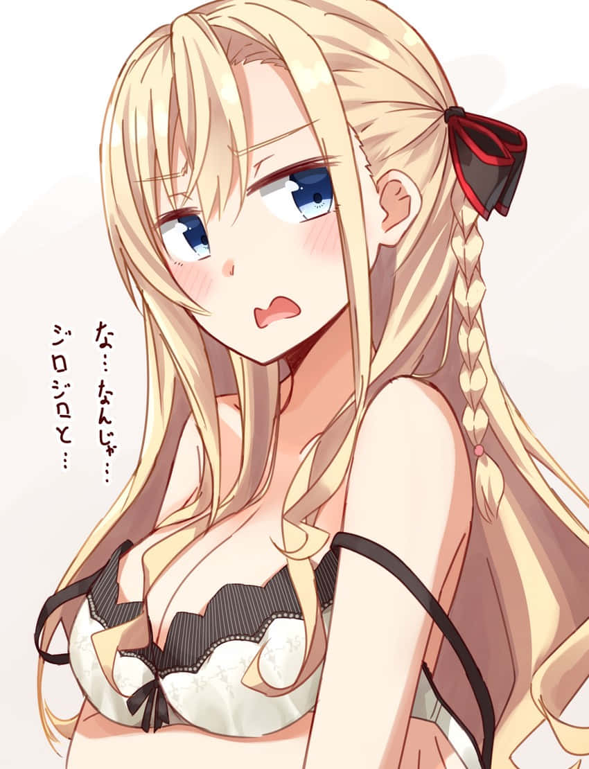 Wilhelmina Braunschweig Ingenohl Friedeburg, blonde braided hair, blue eyes, SD Phone Wallpaper