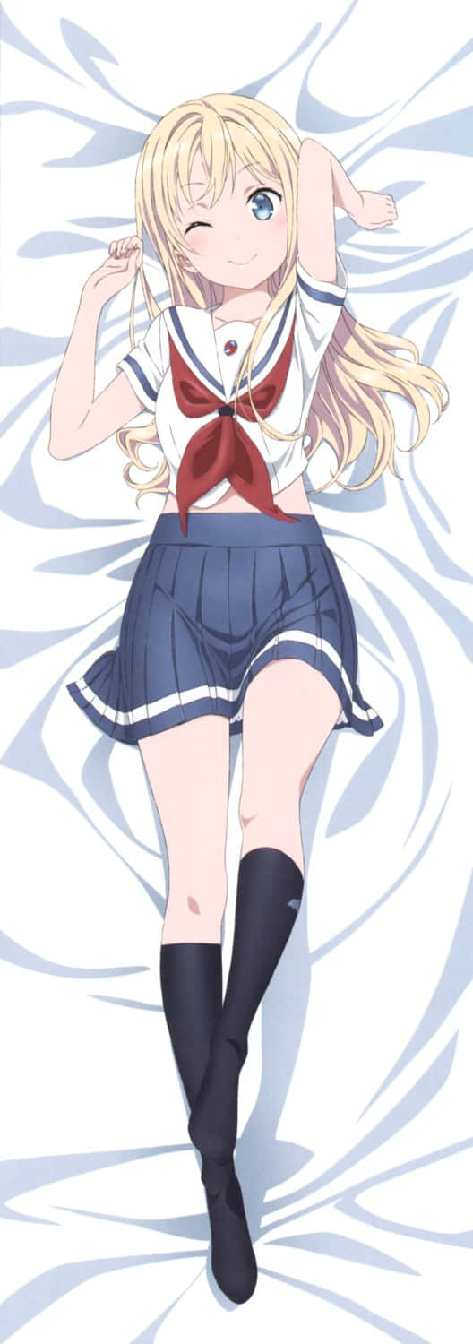 Wilhelmina Braunschweig Ingenohl Friedeburg, sailor uniform, swirling light blue and white background, HD Phone Wallpaper