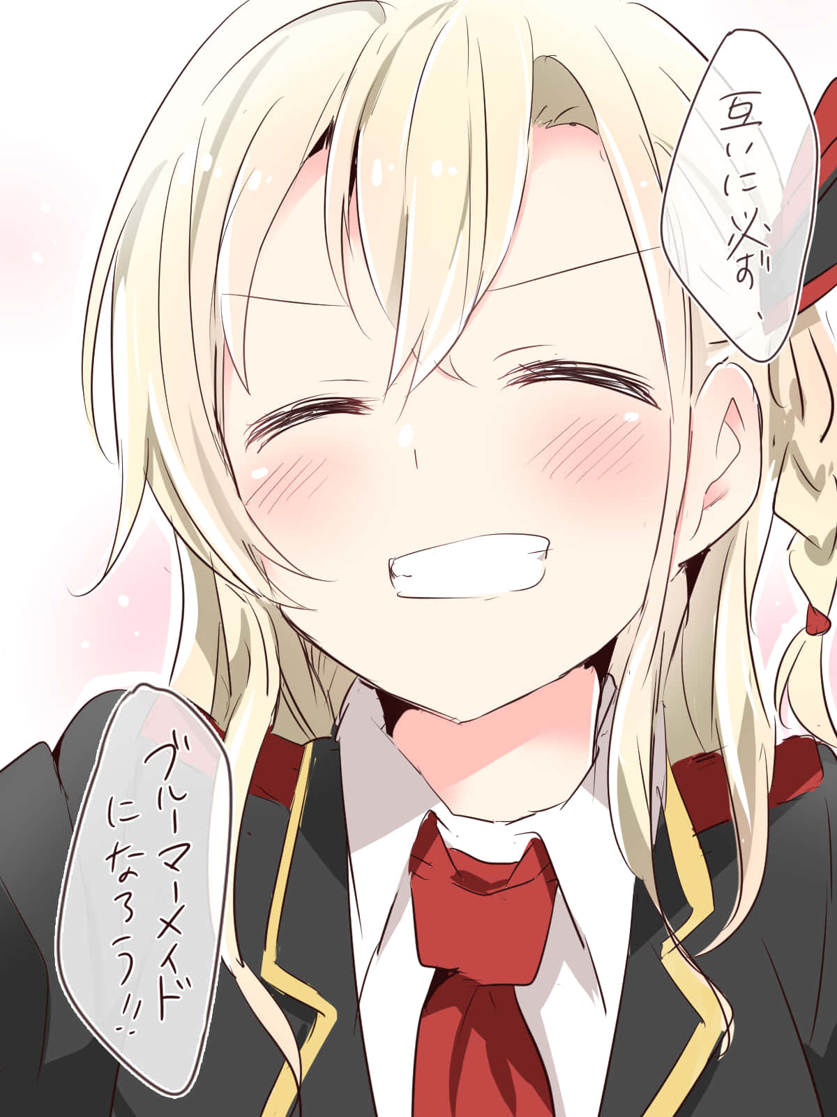 Wilhelmina Braunschweig Ingenohl Friedeburg, anime girl, blonde hair, HD Phone Wallpaper