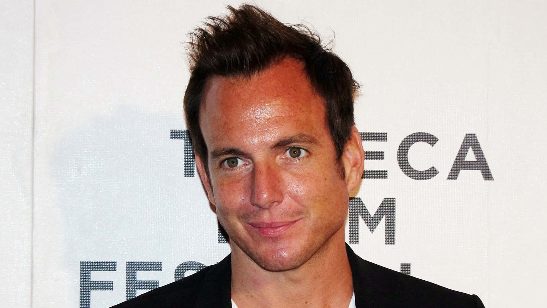 Will Arnett, spiky dark hair, black suit, Full HD Desktop Wallpaper