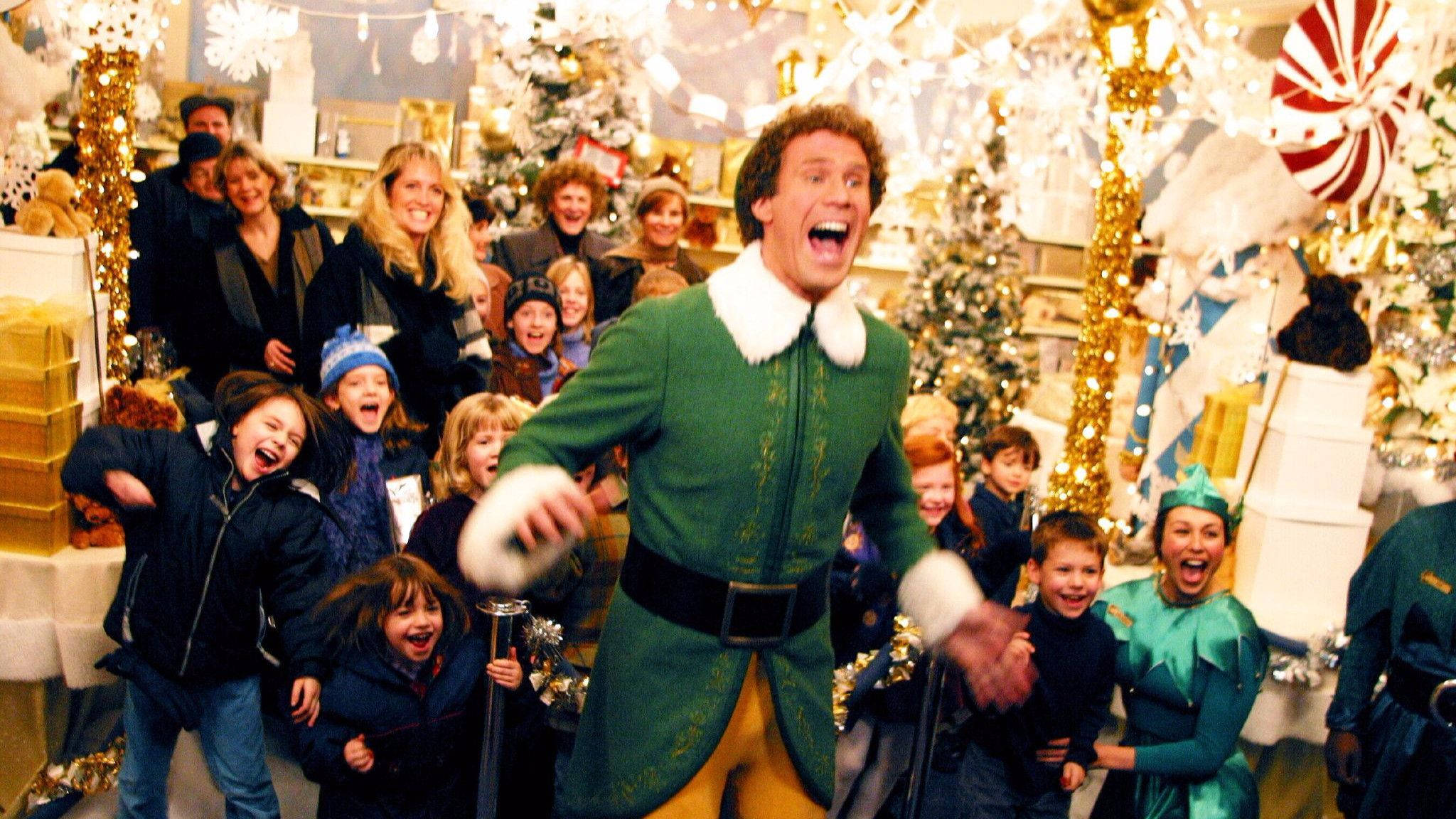 Will Ferrell, elf, green suit, Full HD Desktop Wallpaper