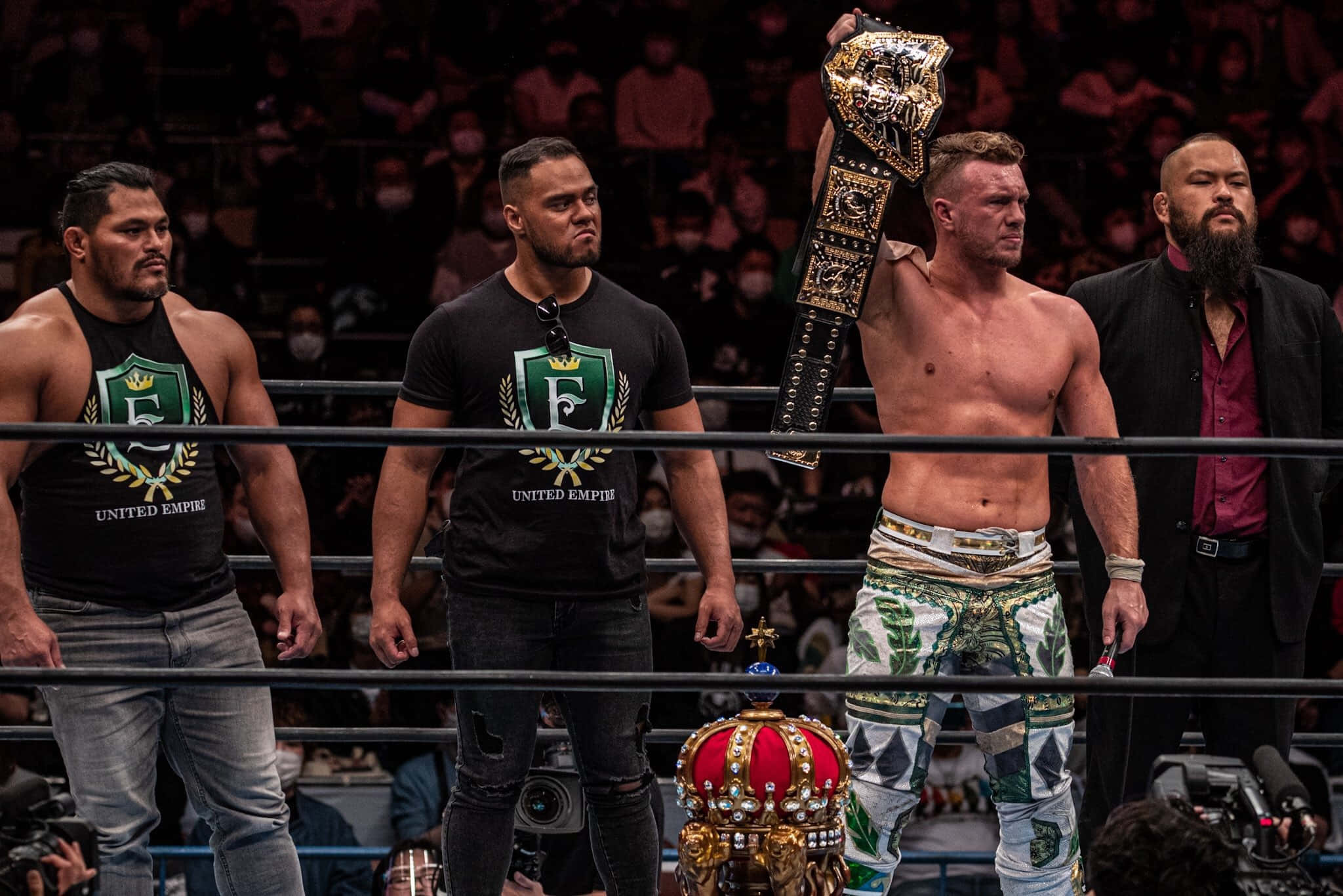 Will Ospreay, championship belt, ring, Full HD Desktop Wallpaper