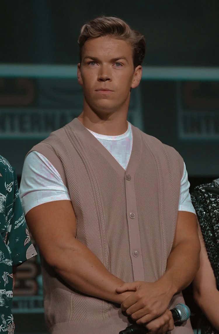 Will Poulter, panel discussion, convention panel, SD Phone Wallpaper