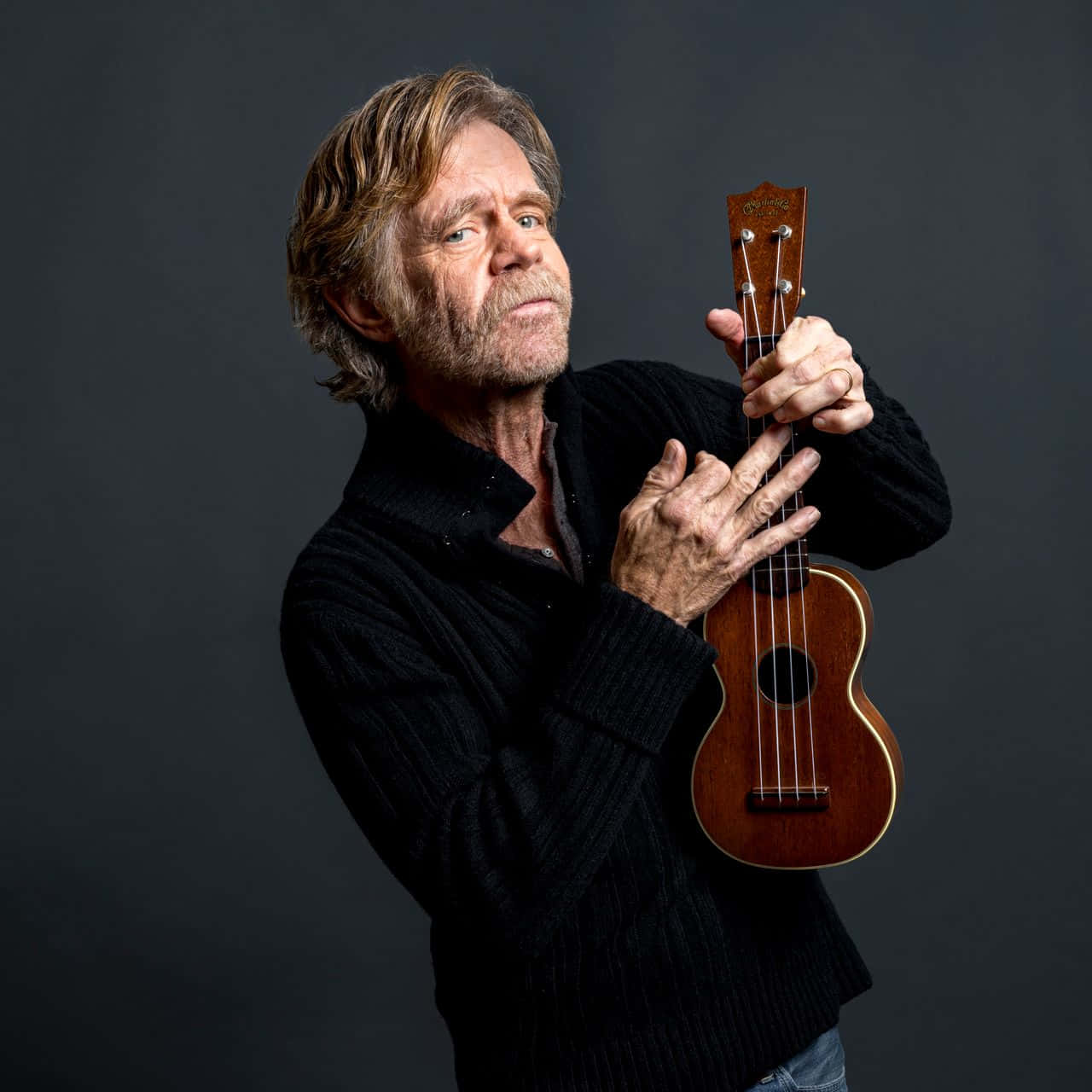 William H. Macy, graying hair, beard, HD Desktop Wallpaper