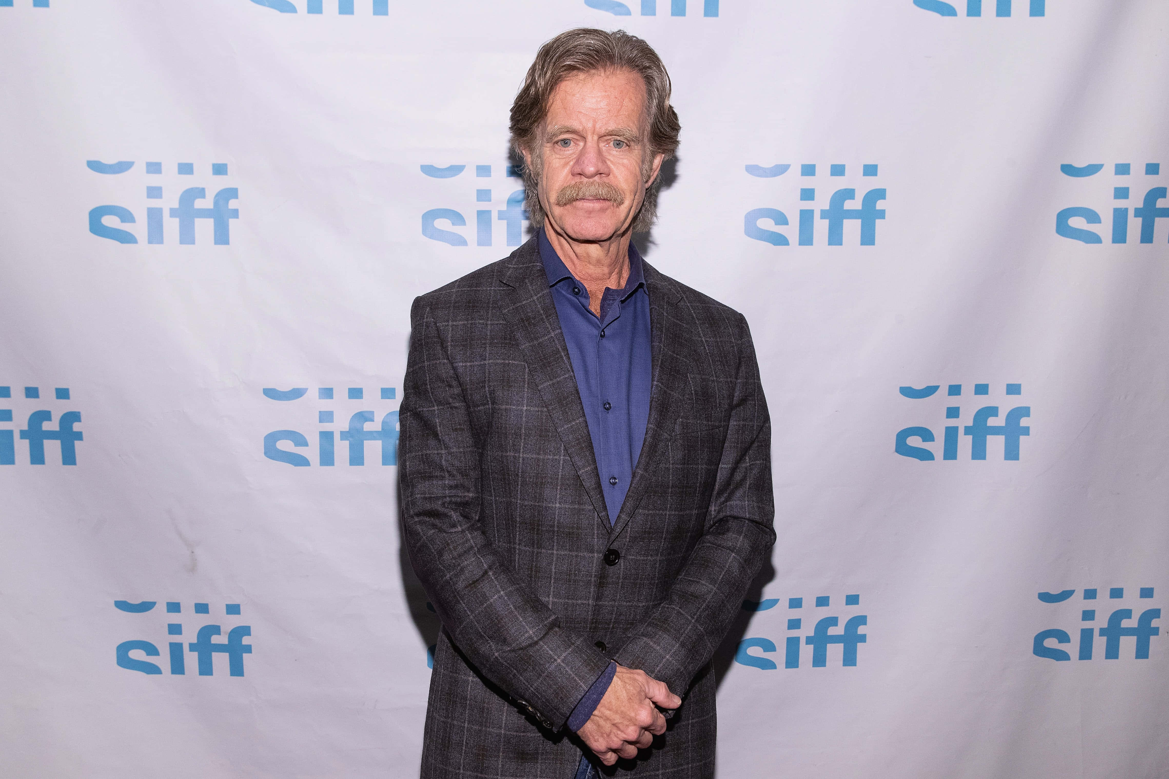 William H. Macy, plaid suit, mustache, 4K Desktop Wallpaper