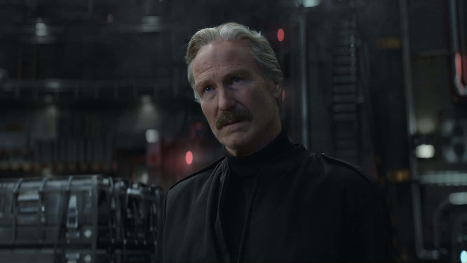 William Hurt, gray hair, mustache, HD Desktop Wallpaper