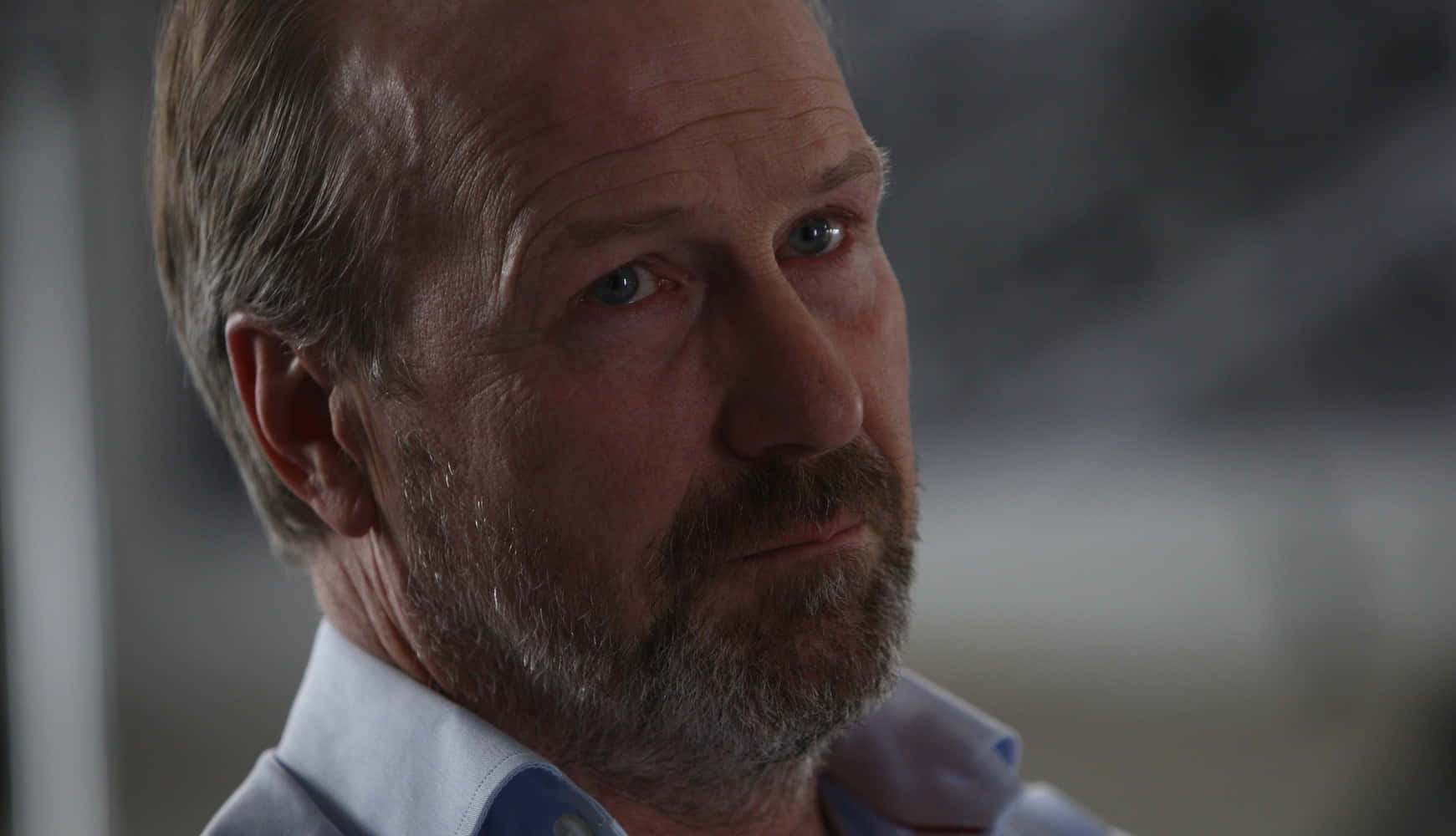 William Hurt, gray beard, intense blue eyes, HD Desktop Wallpaper