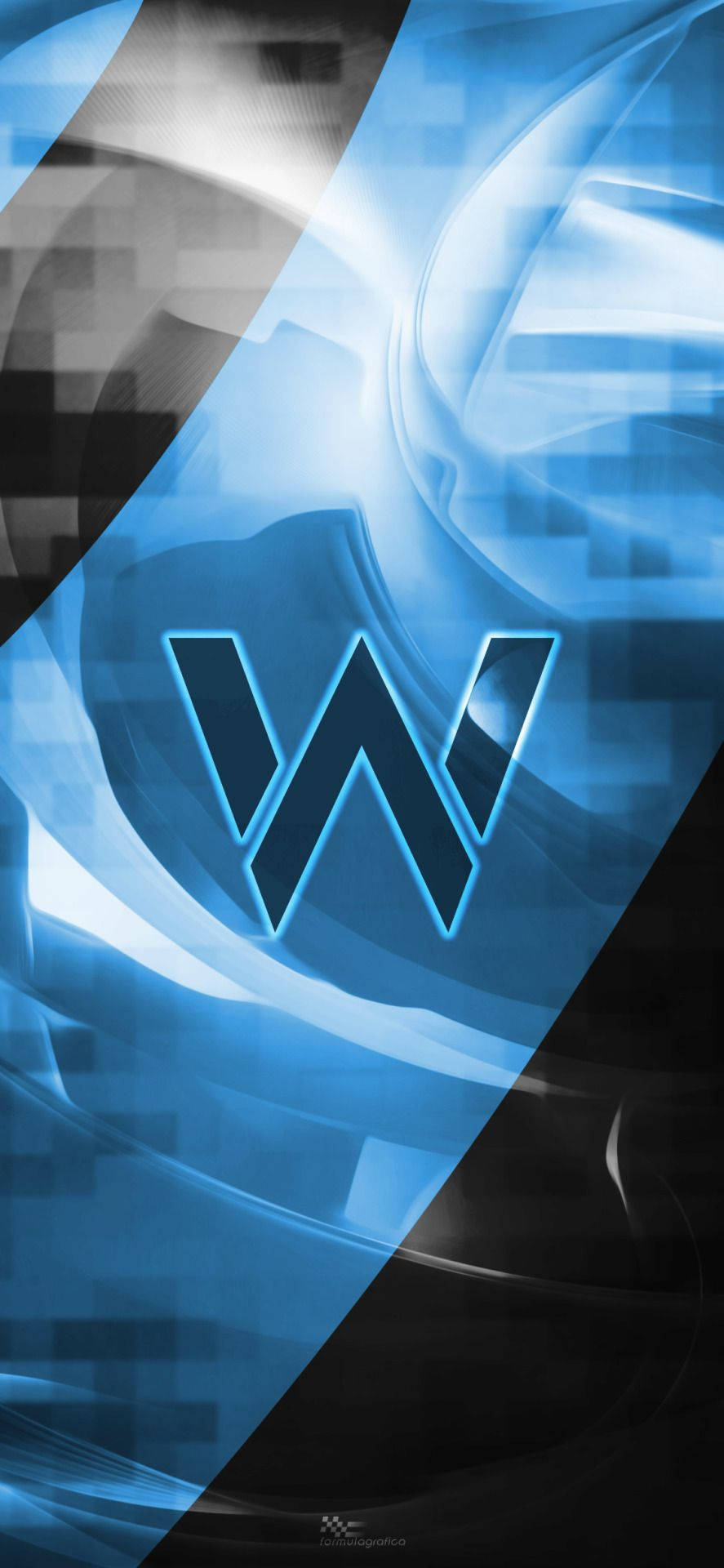 Williams, blue, black, Full HD Phone Wallpaper