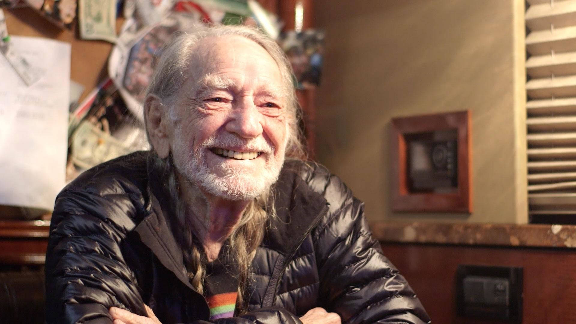 Willie Nelson, white beard, long hair, Full HD Desktop Wallpaper