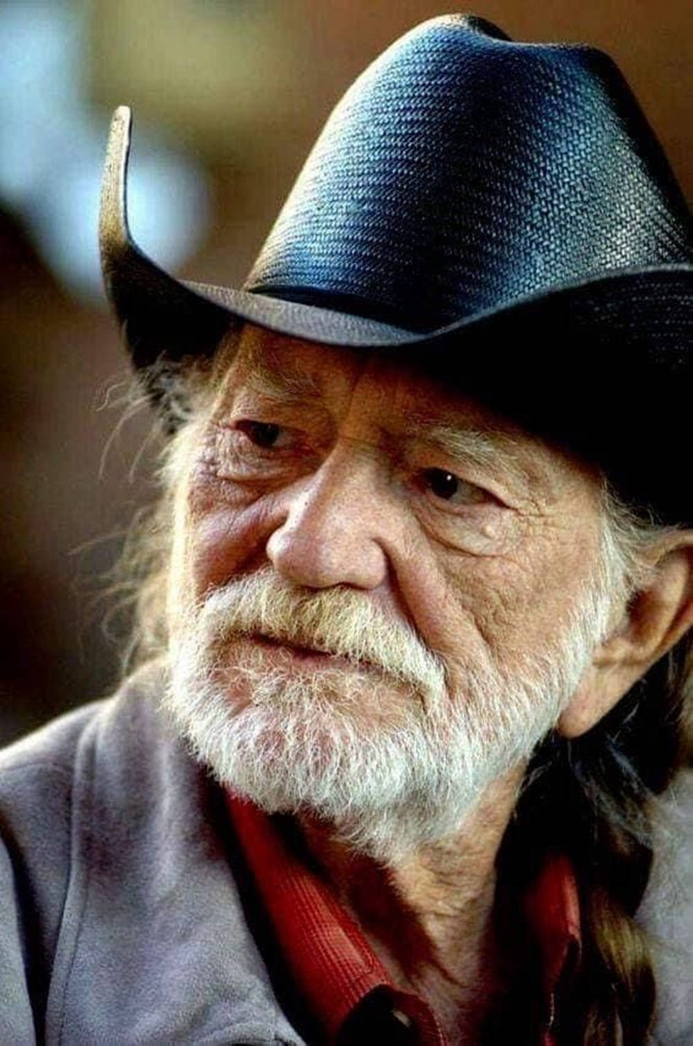 Willie Nelson, cowboy, weathered face, HD Phone Wallpaper